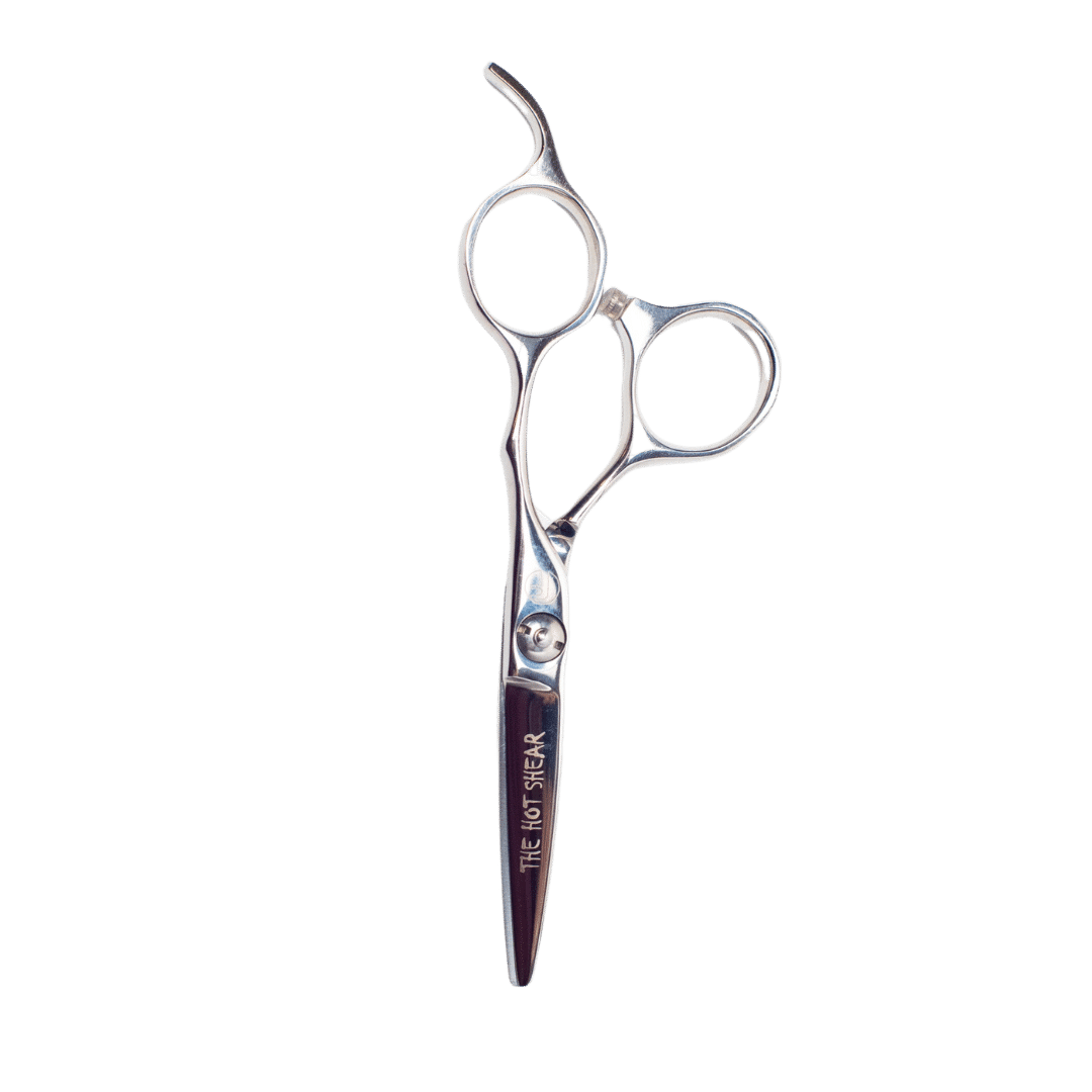 Hot Shear 4.5-inch lightweight professional scissors with convex edge and ergonomic handle.