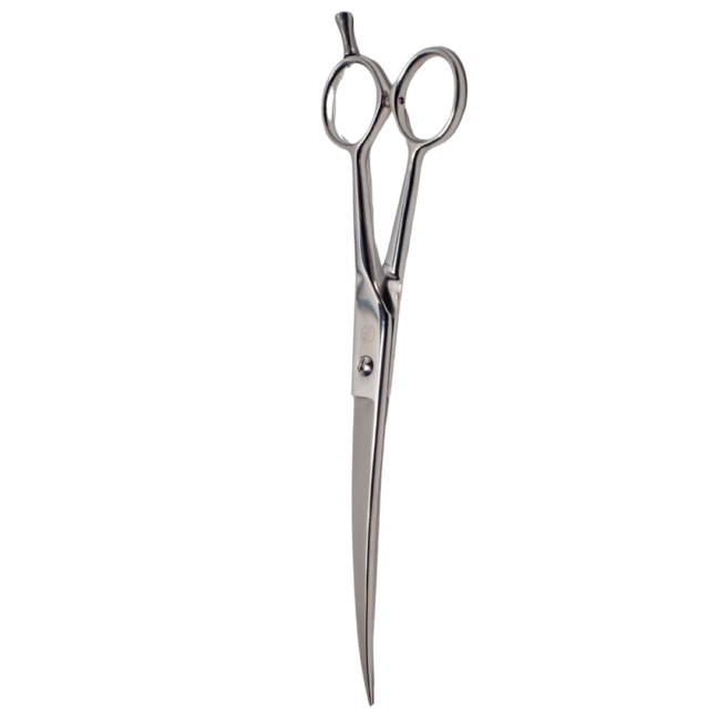 8-inch Stainless Steel Curved Shear with Bevel Edge and Serrated Blade