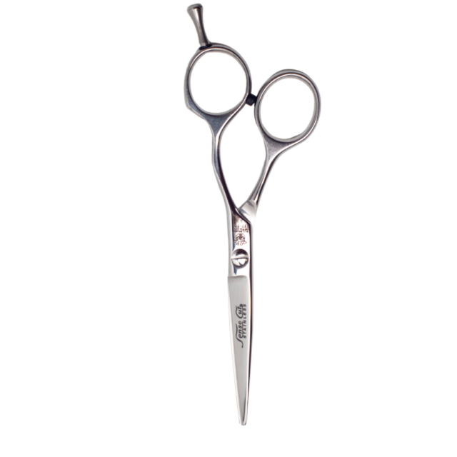 Dovo 5.5" Professional Hair Shear with Bevel Edge and Adjustable Tension Screw.