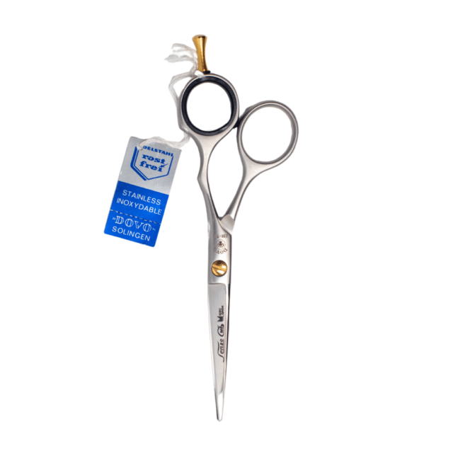 Dovo Micro Motion 5.5" Shear | Spring-Assist Bevel Edge Professional Haircutting Shear.