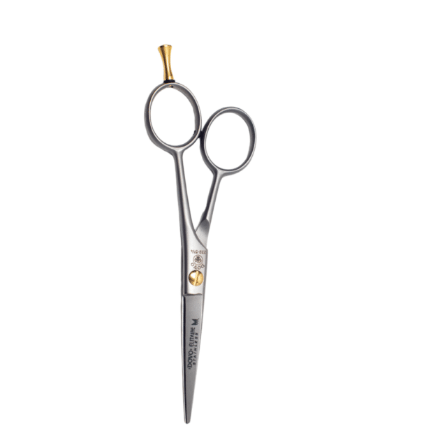 Dovo 5.25" Professional Hair Scissor with Bevel Edge and Straight Handle.